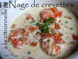 Nage de crevettes à la citronnelle « Lost in translation »