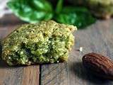 Sablés au pesto d’amande et basilic