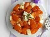 Tartare d’abricots au crottin de Chavignol et romarin {battle food # 10}