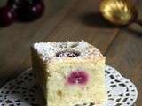 Tarte aux cerises mi-amandine mi-financier