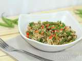 Salade de quinoa et boulgour aux haricots verts