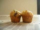 Muffins coeur fondant à la framboise allégés