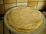 Tortilla maison ou galette de blé
