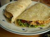 Wrap au poulet pané