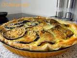 Tarte à l'aubergine et au thon