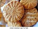 Cookie au beurre de cacahuete peanut butter cookie recette