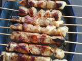 Brochettes de poulet  chich taouk 