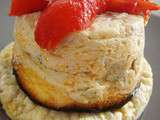 Cheesecake au chorizo, poivrons et galette de mais pour le concours sur la cuisine portugaise