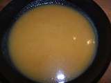 Soupe courge-curry-gingembre