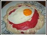 Volcan oeuf sur le plat