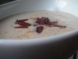 Soupe haricots blancs/chorizo/piment d'espelette