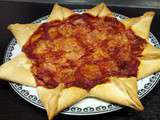 Tarte étoile (ou soleil) façon pizza / ou tartza