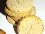Biscuits à la crème de marron et noisette ( Bredele 3 )