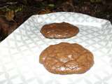 Biscuits cookies soufflés pur chocolat