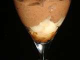 Crème douceur au Tapioca, au chocolat, spéculoos et poire