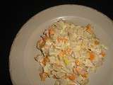 Crozets au jambon blanc, carottes et poireaux