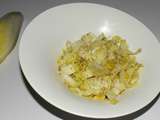 Salade d'endives à la moutarde et aux graines de sésame