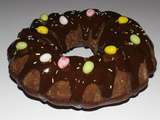 Chiffon cake au chocolat de Pâques
