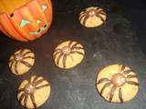 Cookies araignées au beurre de cacahuètes (Halloween)