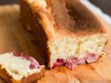 Gateau ricotta et framboises