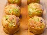 Muffins courgettes et chorizo