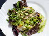 Salade de fèves fraîches et courgettes