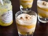 Verrines lemon curd, cookies et crème mascarpone #Noel