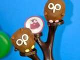 Cake pops chouettes