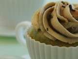 Cupcakes marbrés au thé vert matcha et à la crème de marrons façon Cappuccino