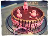 Gâteau « La mare aux cochons »