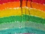 Quand un Rainbow Cake se cache sous la pâte à sucre