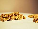 Barres de céréales maison / Homemade granola bars