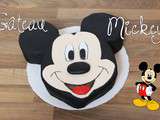 Gâteau tête de Mickey en pâte à sucre | Mickey Mouse cake