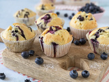 Muffins juteux aux bleuets | facile, rapide et délicieux