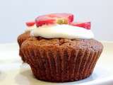 Cupcakes de Printemps Fraise-Chocolat