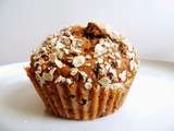 Muffins au Chocolat, Potiron et Flocons d'Avoine