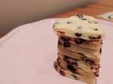 Valentine's Cookies : Cranberries Shortbread