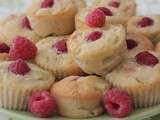 Muffins rhubarbe-framboises
