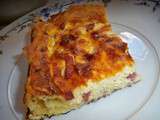 Quiche aux Lardons et Emmental Mère Mitraille, façon Lorraine
