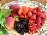 Speciale plancha : Pain perdu aux Pêches caramélisées et Fruits Rouges