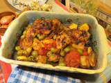Vidéo : Cuisses de Poulet fermier rôties au four, Citron, Olive de la Mère Mitraille