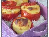 Tomates farcies à la polenta crémeuse