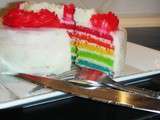 Minis rainbow cakes ou gâteaux arc-en-ciel