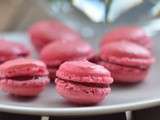 Macarons à la confiture de fraises, badiane et poivre long