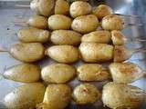 Pommes de terre croquantes en brochettes