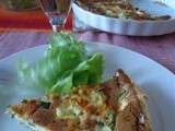 Tarte aux courgettes et fromage fines herbes