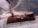 Bûche café ou praliné - crème au beurre et mousseline - cap patissier