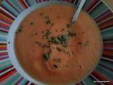 Soupe potiron carottes ricotta de Mlebanane