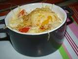 Oeuf cocotte thon-tomate