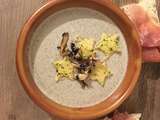 Soupe de champignons au Brie